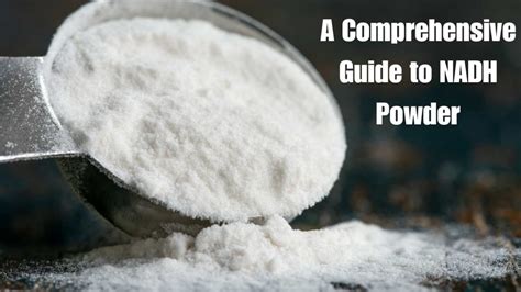 A Comprehensive Guide To Nadh Powder Absolute Nootropics Nad Nad