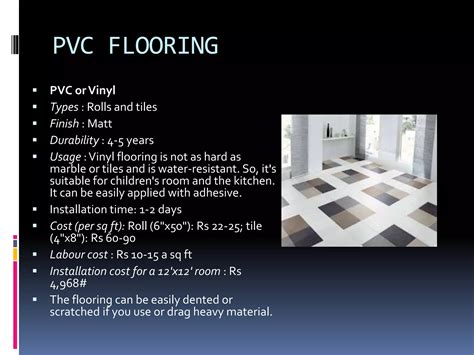 Types Of Floor Finishes Ppt