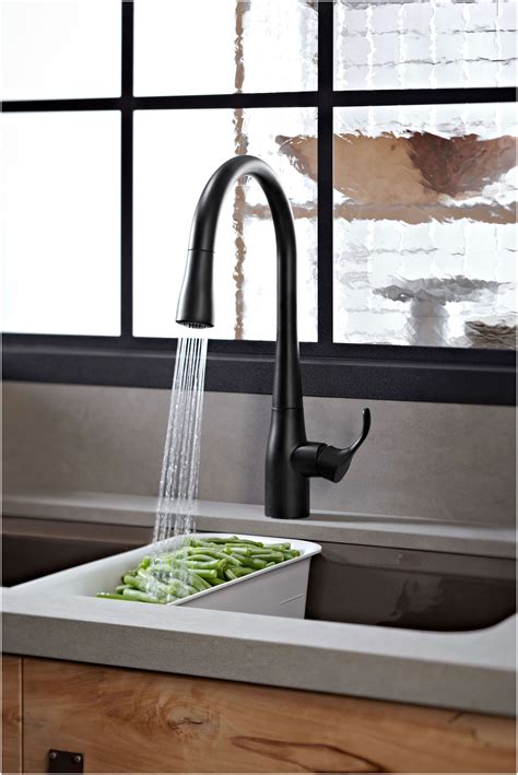 61 Enchanting kohler matte black kitchen sink Satisfy Your Imagination