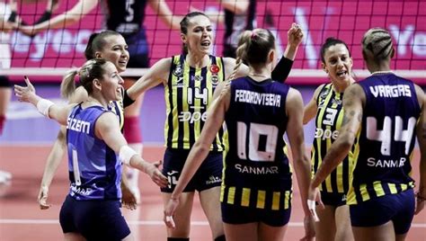 Fenerbah E Opet Cev Ampiyonlar Liginde Eyrek Finale Y Kseldi Spor