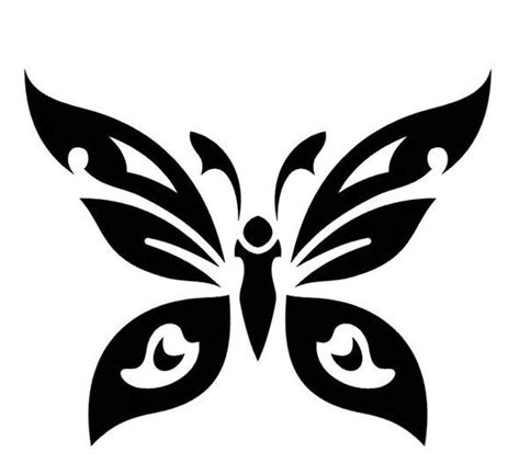 Tribal Butterfly Drawings - ClipArt Best