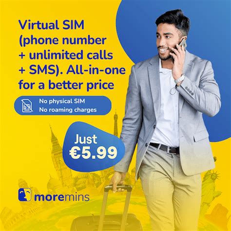 Virtual SIM works without roaming fees and without SIM card