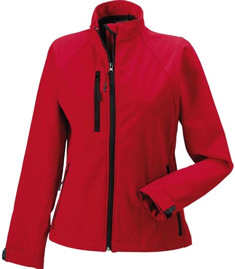 Veste Softshell Femme Classic Red imprimé et personnalisé pour votre