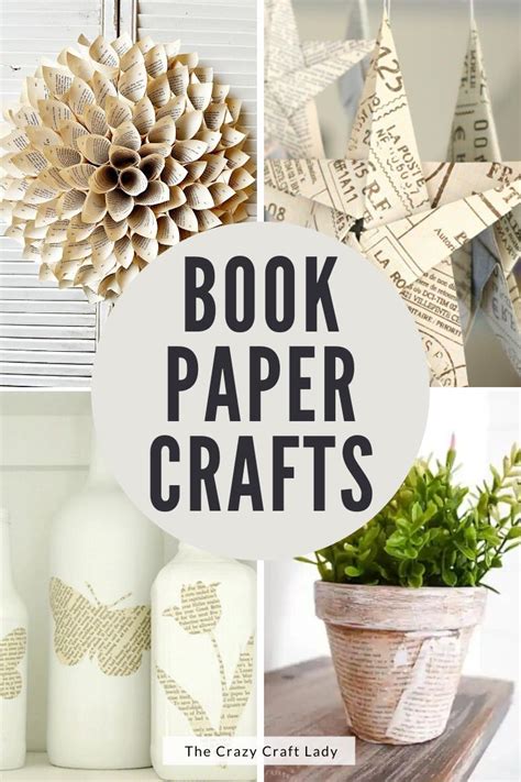 Crafting With Old Books Easy And Fun Upcycled Projects