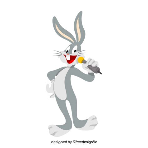 Bugs Bunny singing clipart free download