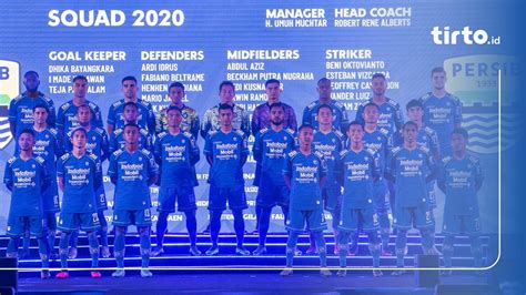 Skuad Resmi Persib Bandung And Daftar Pemain Lengkap Di Liga 1 2020