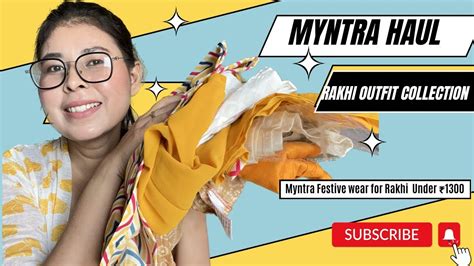 Myntra Rakhi Outfits Haul Under Budget Rakhi Outfits Haul Budget