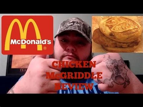 McDONALD'S CHICKEN McGRIDDLE REVIEW | Chicken mcgriddle, Food reviews ...