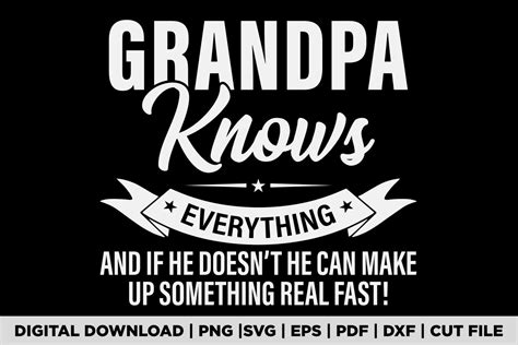 Mens Grandpa Knows Everything Shirt 60th Graphic By Pod Graphix