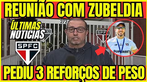 SAIU AGORA REFORÇOS CHEGANDO NO SÃO PAULO ULTIMAS NOTÍCIAS DO