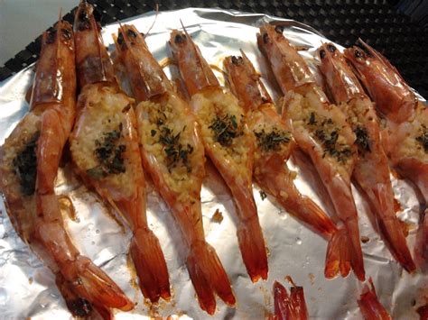 Baked Garlic Prawns With White Wine And Parsley Shan S Recipes