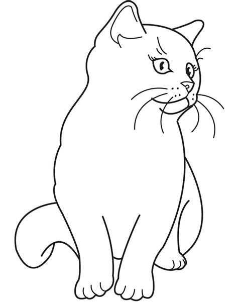 Gambar Kitten Coloring Pages 100 Images Free Printable Kittens Cats Di