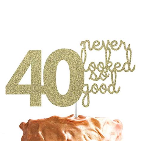 Buy LissieLou 40 Never Looked So Good Cake Topper 40th Birthday Cake