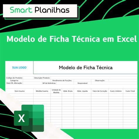 Planilha De Ficha Tecnica