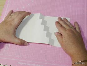 Beccy S Place Tutorial Stair Step Fold Fancy Fold Card Tutorials