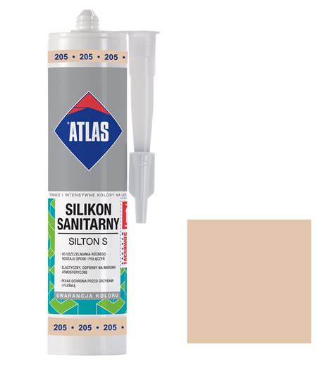 Silikon Sanitarny Ml Kremowy Atlas Leroy Merlin