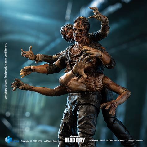 The Walking Dead Dead City Negan And Walker King Figures By Hiya