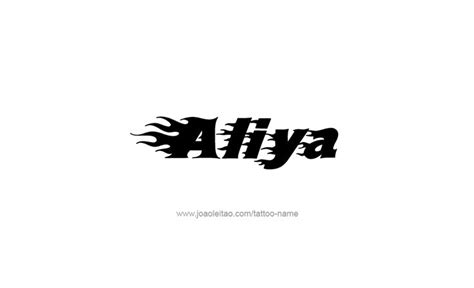 Aliya Name Tattoo Designs | Name tattoo designs, Name tattoo, Name tattoos