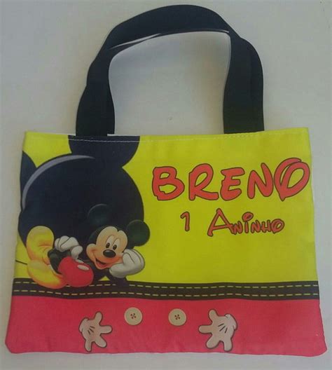 Ecobag Mickey G Loja Estampe Se Elo Produtos Especiais