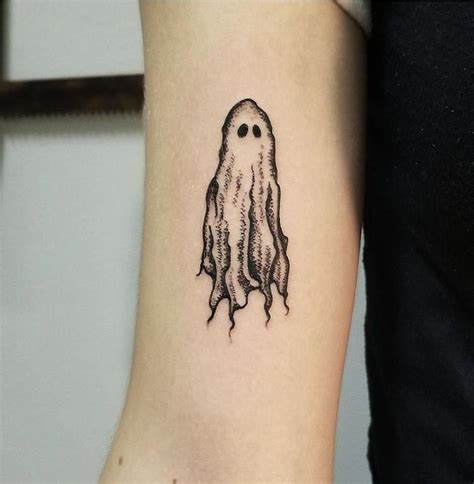 My first tattoo :) A tiny ghost done by Jordan Genigeski at All Star ...