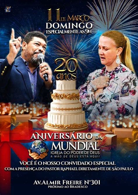 BLOG BJRN Aniversário da Mundial Igreja do Poder de Deus em Bom Jesus RN