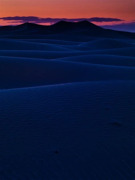 Blue Sand Sunset Death Valley National Park California Lance B