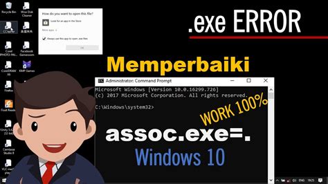 Cara Memperbaiki File Exe Yang Rusak Di Windows Youtube