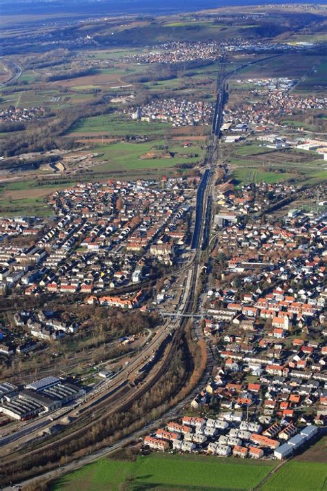 Luftaufnahme Weil Am Rhein Bau Und Instandhaltungsarbeiten Am Gleis