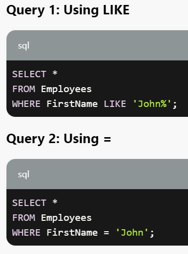 The Intricacies Of T Sql String Comparison Like Vs Sql Authority With Pinal Dave