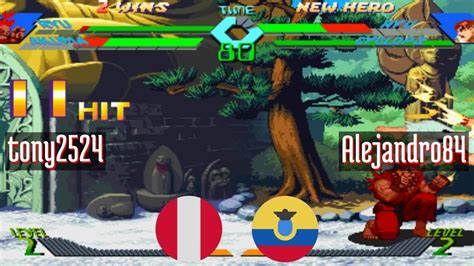 X Men Vs Street Fighter Ft Tony Pe Vs Alejandro Ec