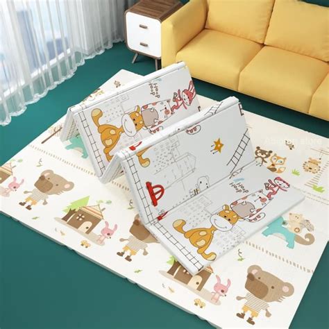 180cm 160cm UNE Tapis de jeu pliable pour bébé Puzzle Xpe épais