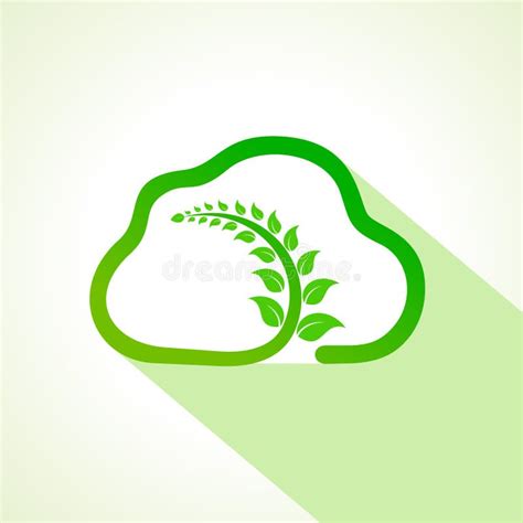 Eco Earth Inside The Leaf Background Stock Vector Illustration Of