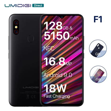 UMIDIGI F1 Global Version Helio P60 Octa Core 4GB 128GB 6 3 FHD