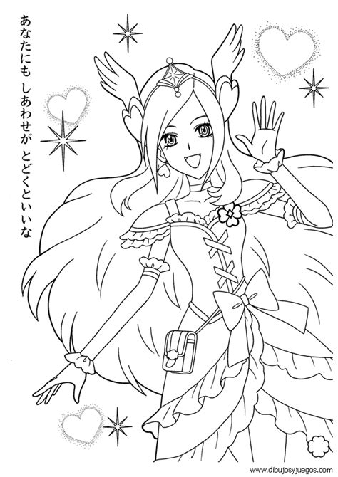 Dibujos Fresh Pretty Cure 051 Dibujos Y Juegos Para Pintar Y Colorear