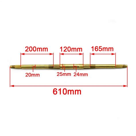 ATV Go Karts Rear Axle Kits STD 20mm Complete Asse Grandado