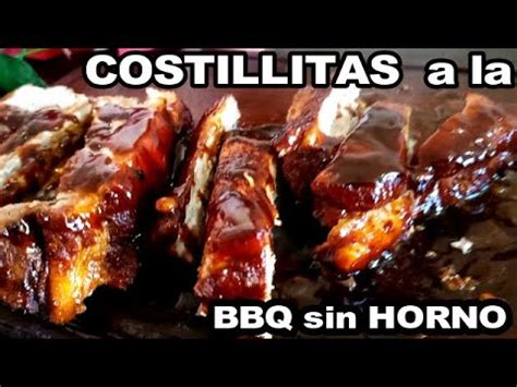 Costillas A La Bbq Receta Super Facil Sin Horno Como Hacer Costillas