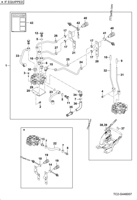 Auxiliary Hydraulics Kit Rear Detent Compact Tractors Bobcat