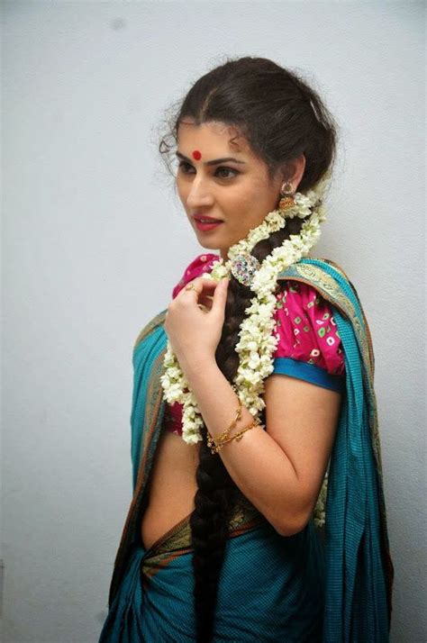 Archana Hot Low Hip Saree Below Navel Show Photos With Images