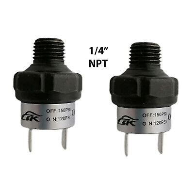 2pack Pressure Switch 120 150 PSI Air Compressor Pressure Switch 1 4