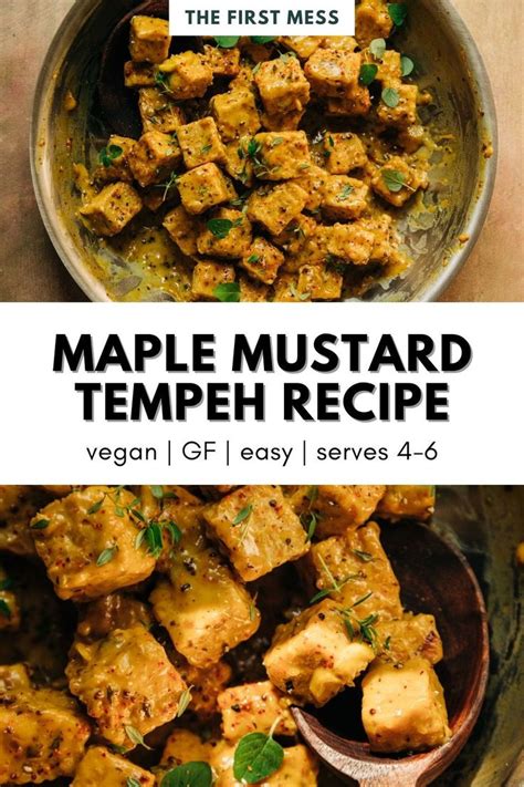 Maple Mustard Tempeh With Shallots And Thyme The First Mess Recipe