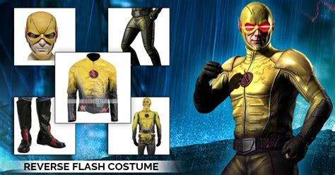 Reverse Flash Eobard Thawne Costume - USA Jacket