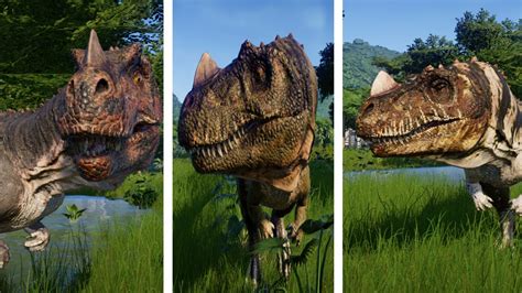 Ceratosaurus All Skin Jurassic World Evolution 1080p YouTube