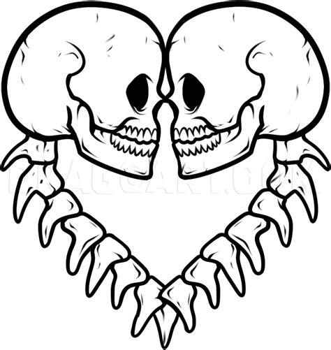 How To Draw Skulls Step By Step Drawing Guide By Dawn Artofit