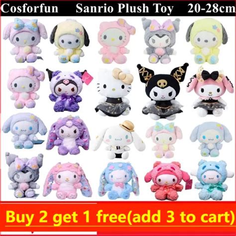 DOLL MY MELODY Cinnamoroll Kuromi Sanrio Plush Toy Plushie Doll Gift