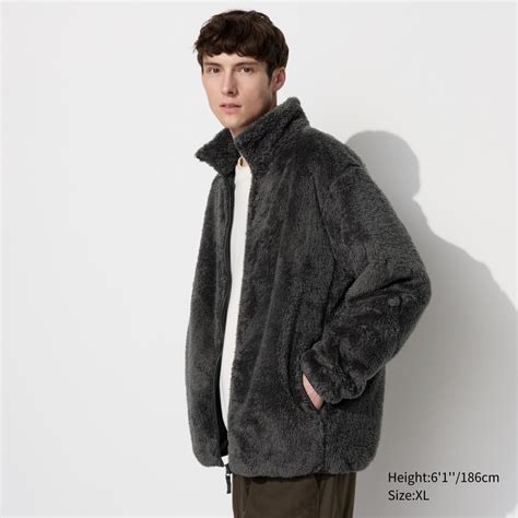 Check Styling Ideas ForFluffy Yarn Fleece Full Zip JacketStretch