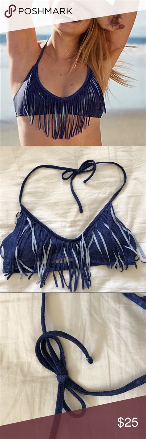 Nwot Aerie Fringe Bikini Top This Unique And Fun Nwot Aerie Bikini Top