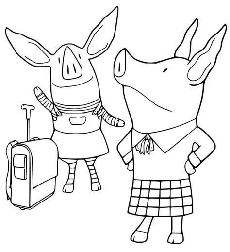 Olivia The Pig 9 Coloring Page Free Printable Coloring Pages For Kids