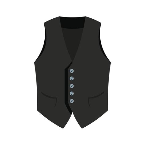 Actor vest icon, flat style 14451894 Vector Art at Vecteezy