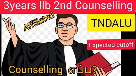 TNDALU Second Counselling Expected Cut Off For 3years Llb Affiliated