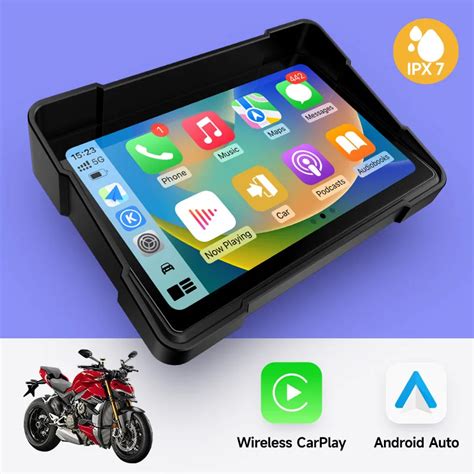 Jiuyin In Motosiklet Kablosuz Apple Carplay Android Otomatik Ta